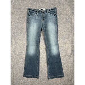 Vintage Gap Long‎ and Lean Jeans Womens Size 8L Blue Medium Tint Cotton Stretch